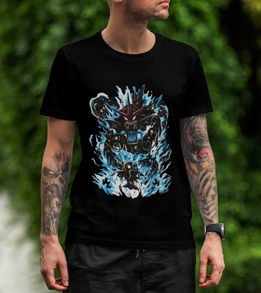 Gyarados And Magikarp Pokemon Evolution Deep Sea Water Power Splash Fan Favorite T-Shirt