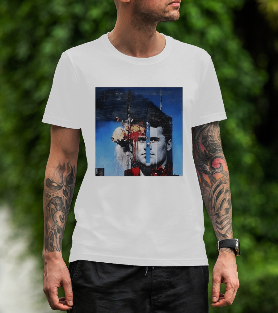 Charlie Kirk September 11 Twin Towers Collage T-Shirt