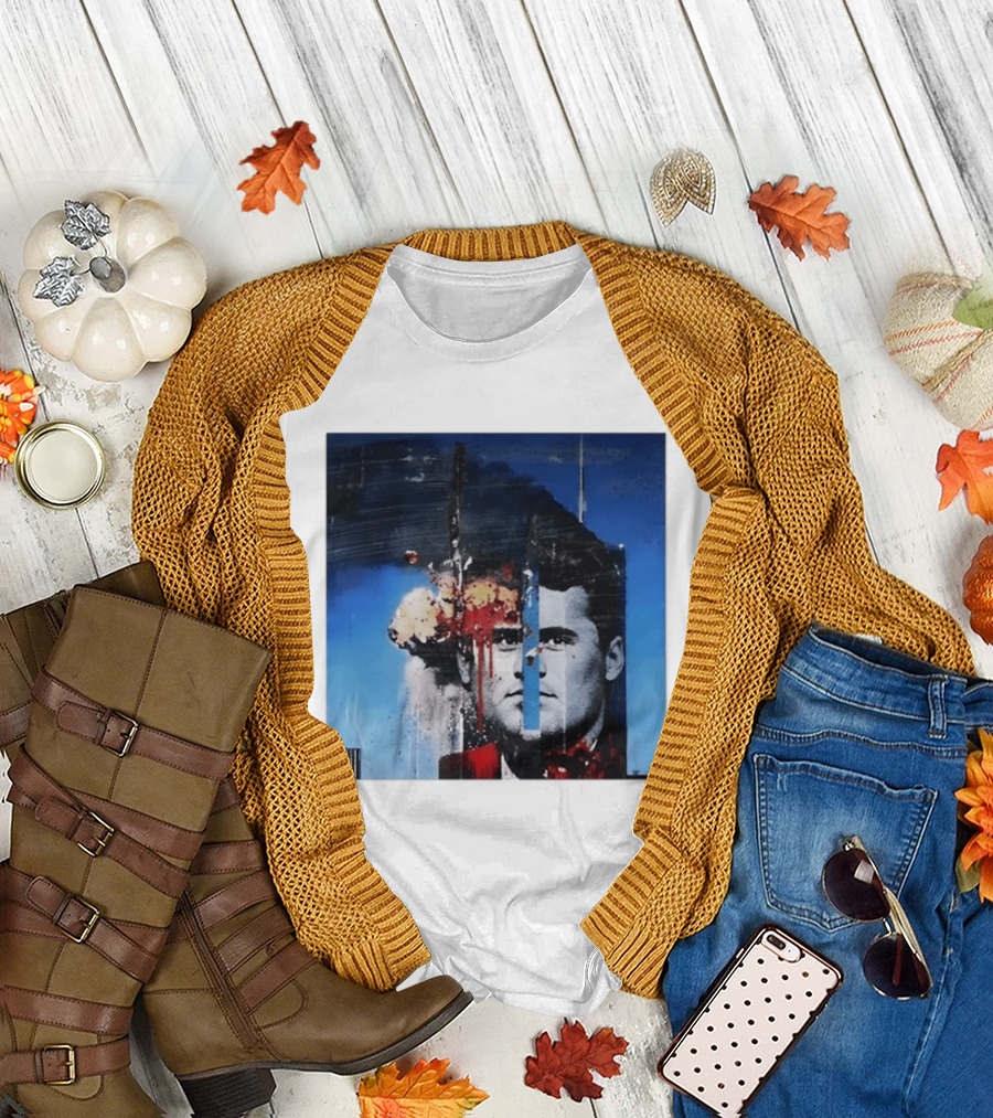 Charlie Kirk September 11 Twin Towers Collage T-Shirt