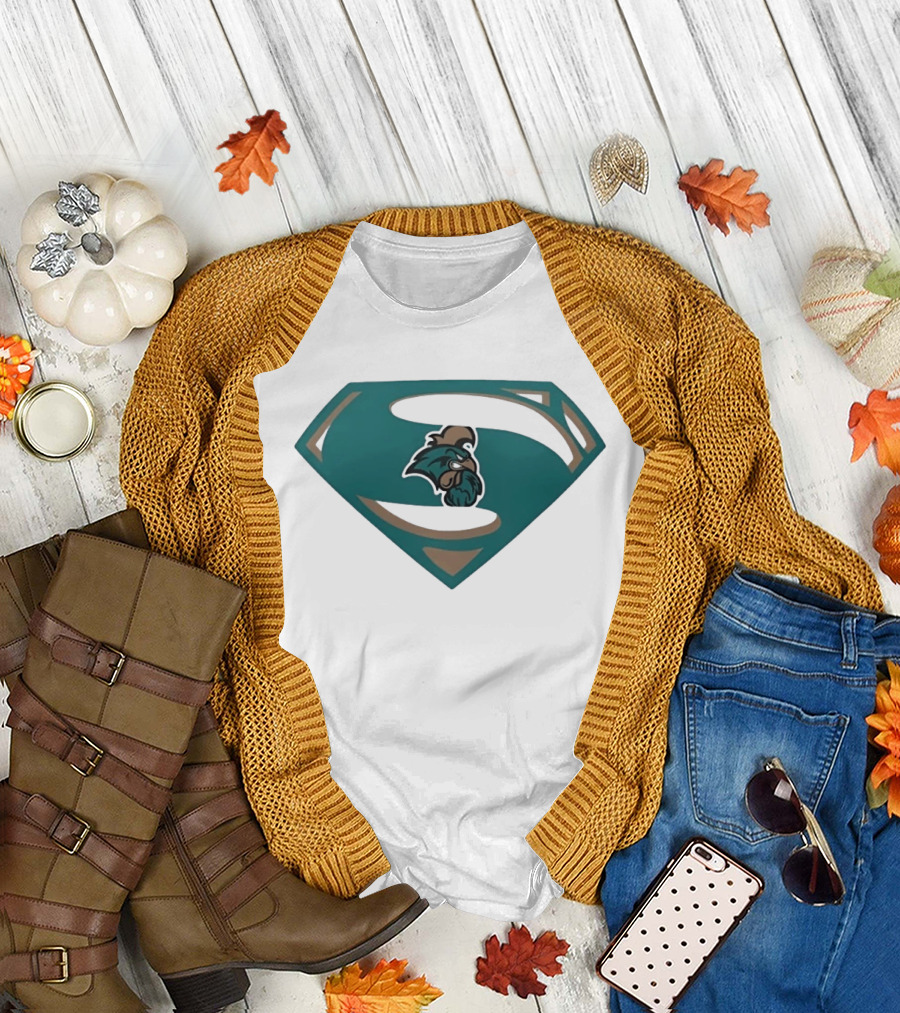 Coastal Carolina Chanticleers Superman T-Shirt
