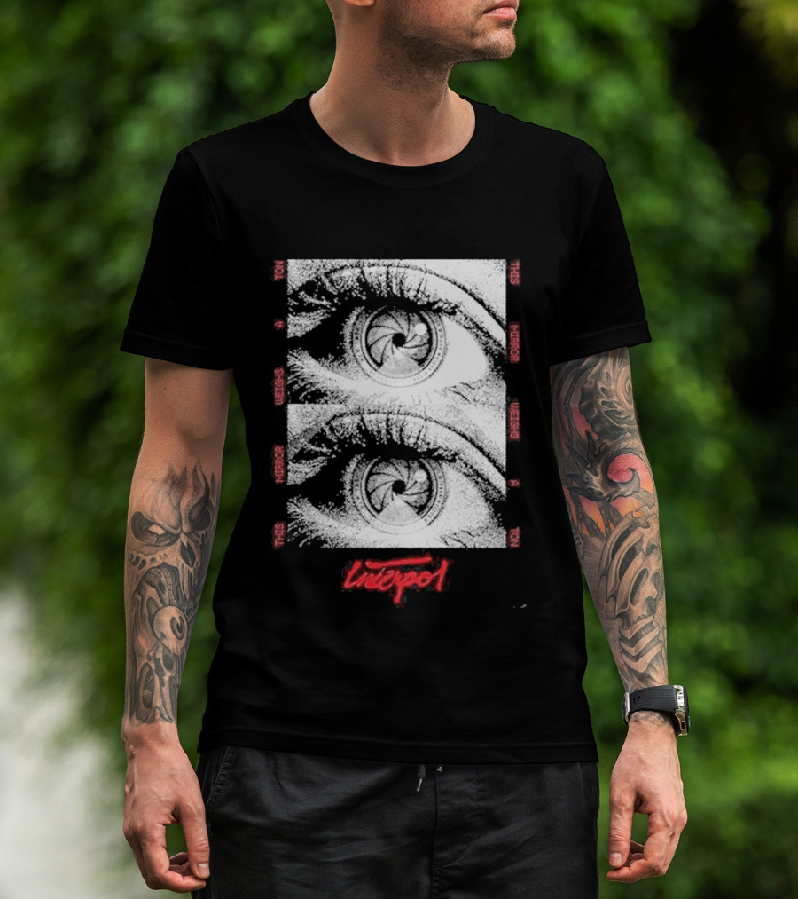 Shepard Fairey Obey Giant Interpol This Mirror Weighs A Ton T-Shirt