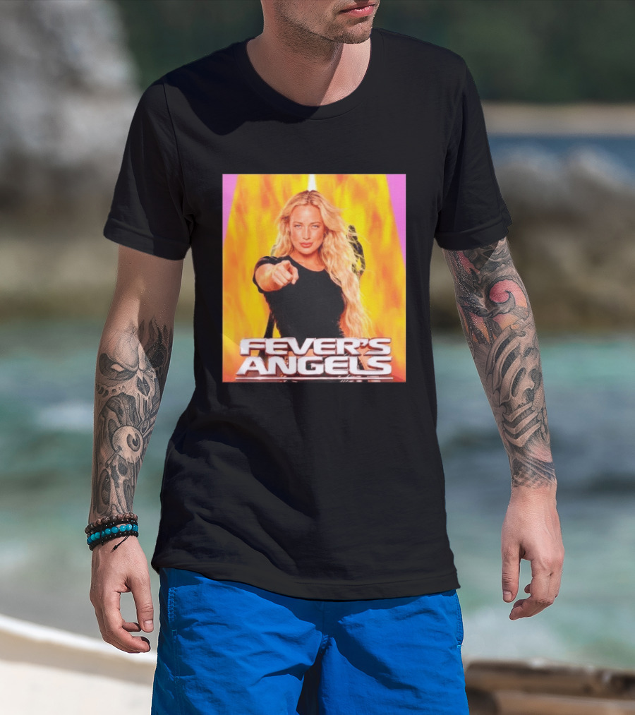 Fever's Angels Full Throttle Action Star Sophie Cunningham T-Shirt