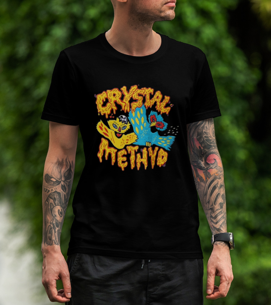 Crystal Methyd RuPaul Drag Race Bird Characters T-Shirt