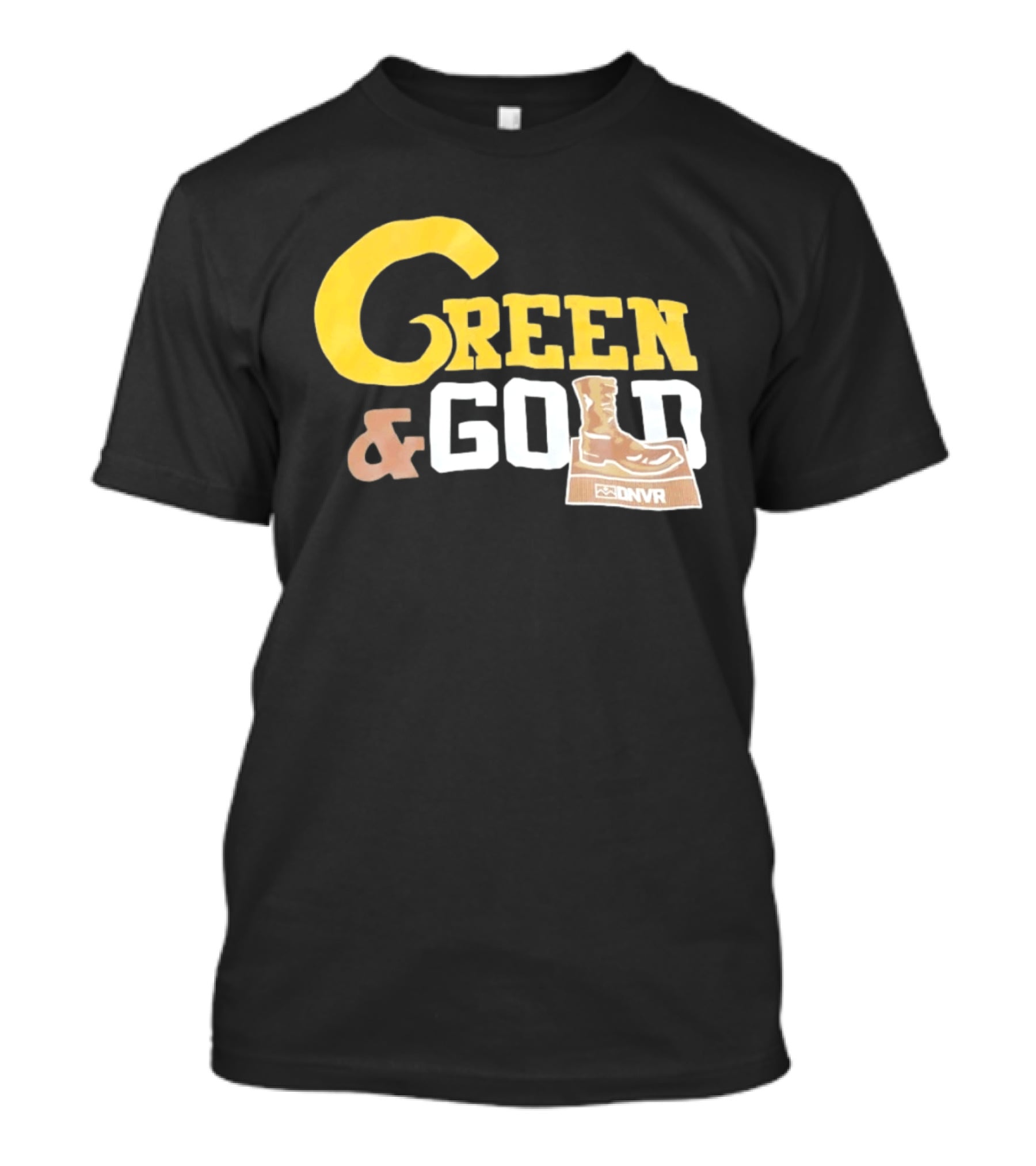 Green Gold Denver Boot Distressed DNVR T-Shirt