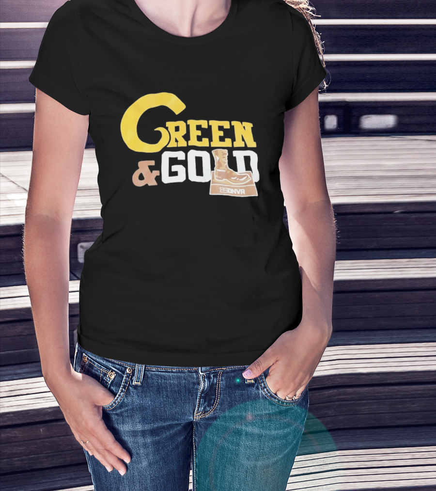 Green Gold Denver Boot Distressed DNVR T-Shirt