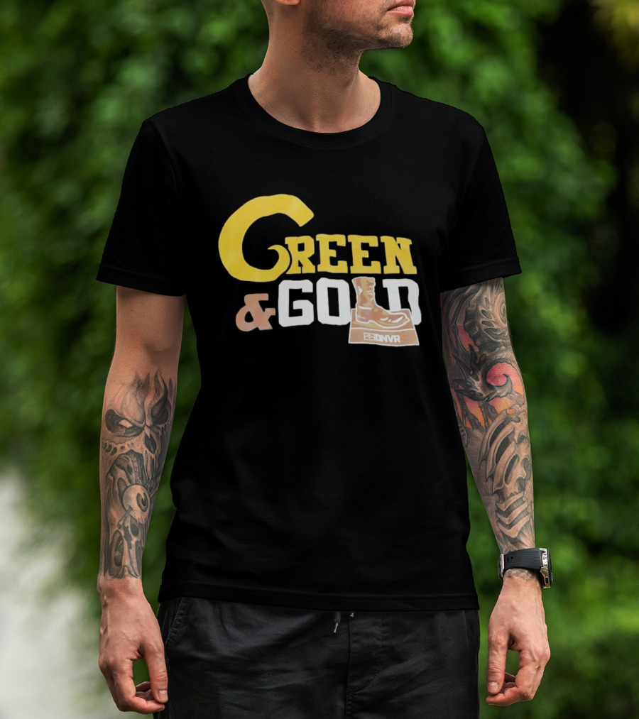 Green Gold Denver Boot Distressed DNVR T-Shirt