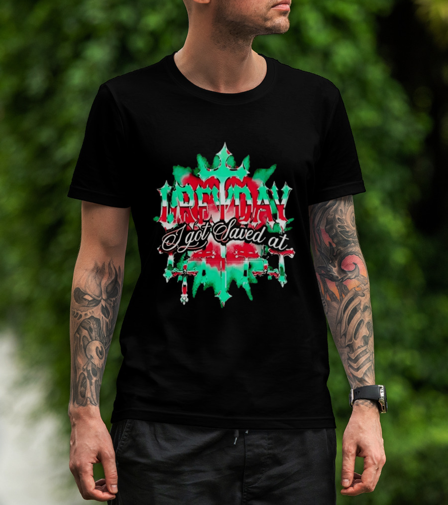 Greyday I Got Saved G59 Suicideboys Tour Cross T-Shirt