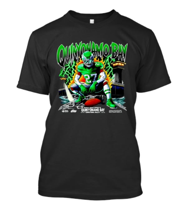 Quinyon Mitchell Quinyonamo Bay Philadelphia Eagles 27 Football T-Shirt
