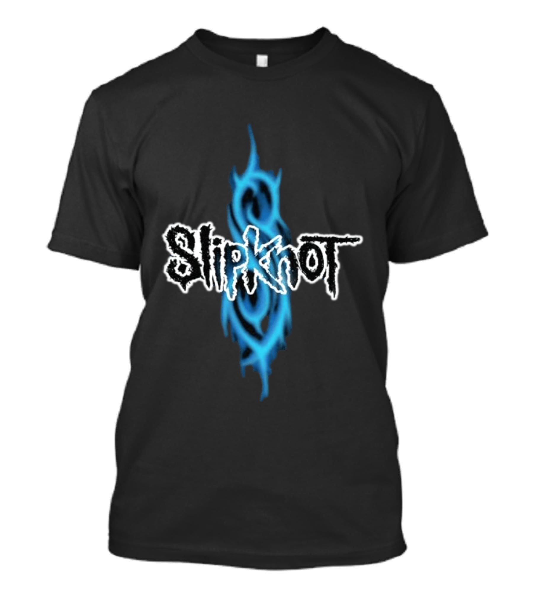 Slipknot Blue Tribal Flame Caustic Agnostic T-Shirt