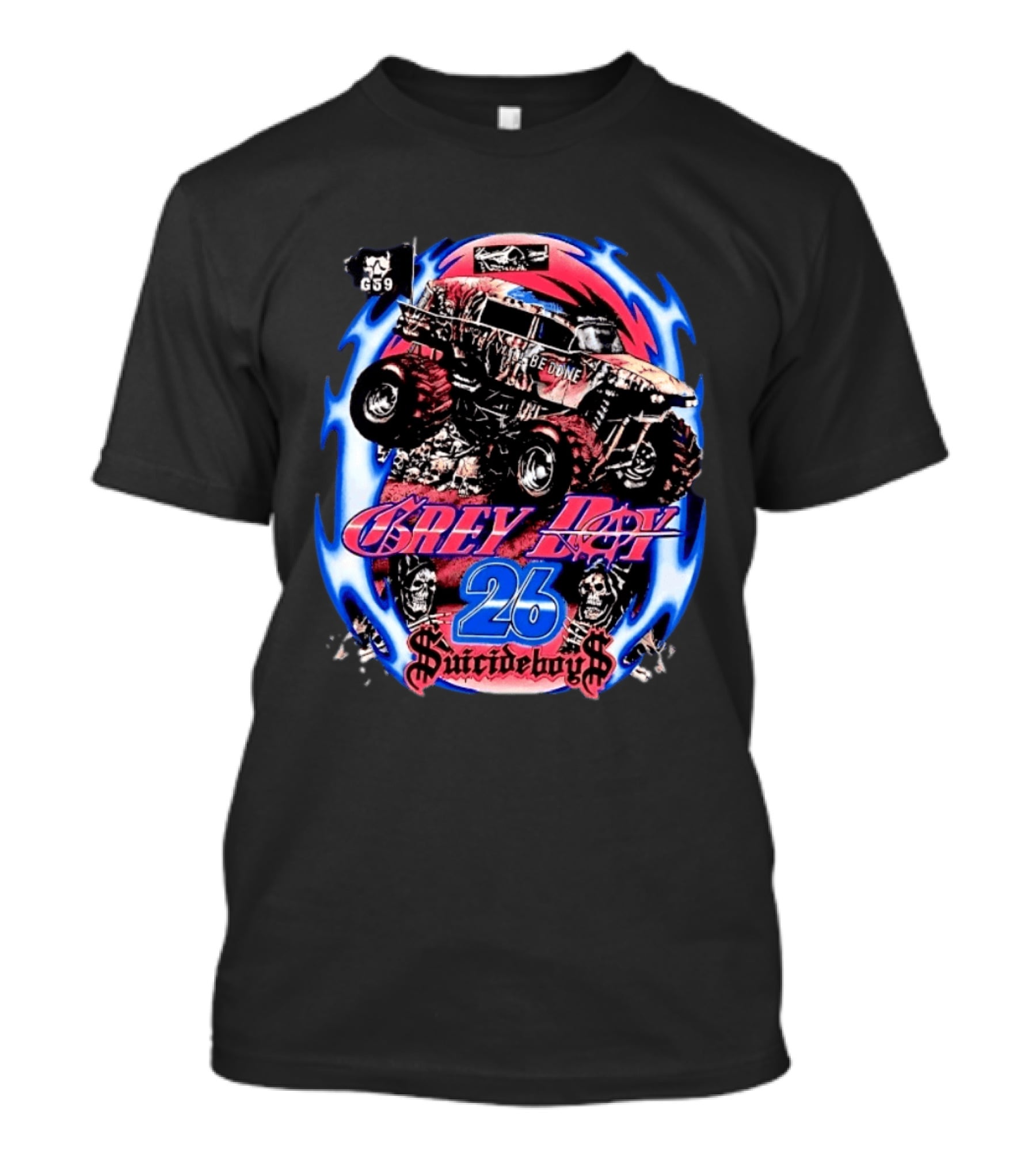 Suicideboys Grey Day 26 Monster Truck Thy Will Be Done G59 T-Shirt