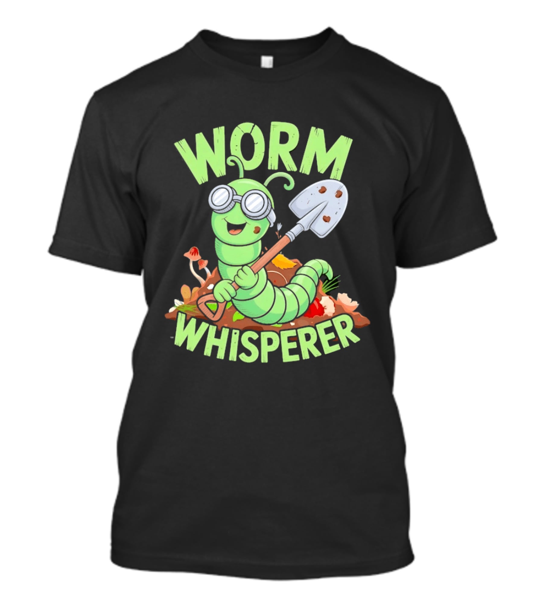 Worm Whisperer Compost Gardening Enthusiast Worm T-Shirt