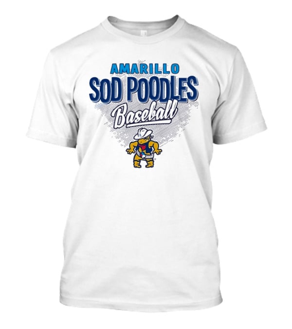 Amarillo Sod Poodles Baseball Team Logo MiLB T-Shirt