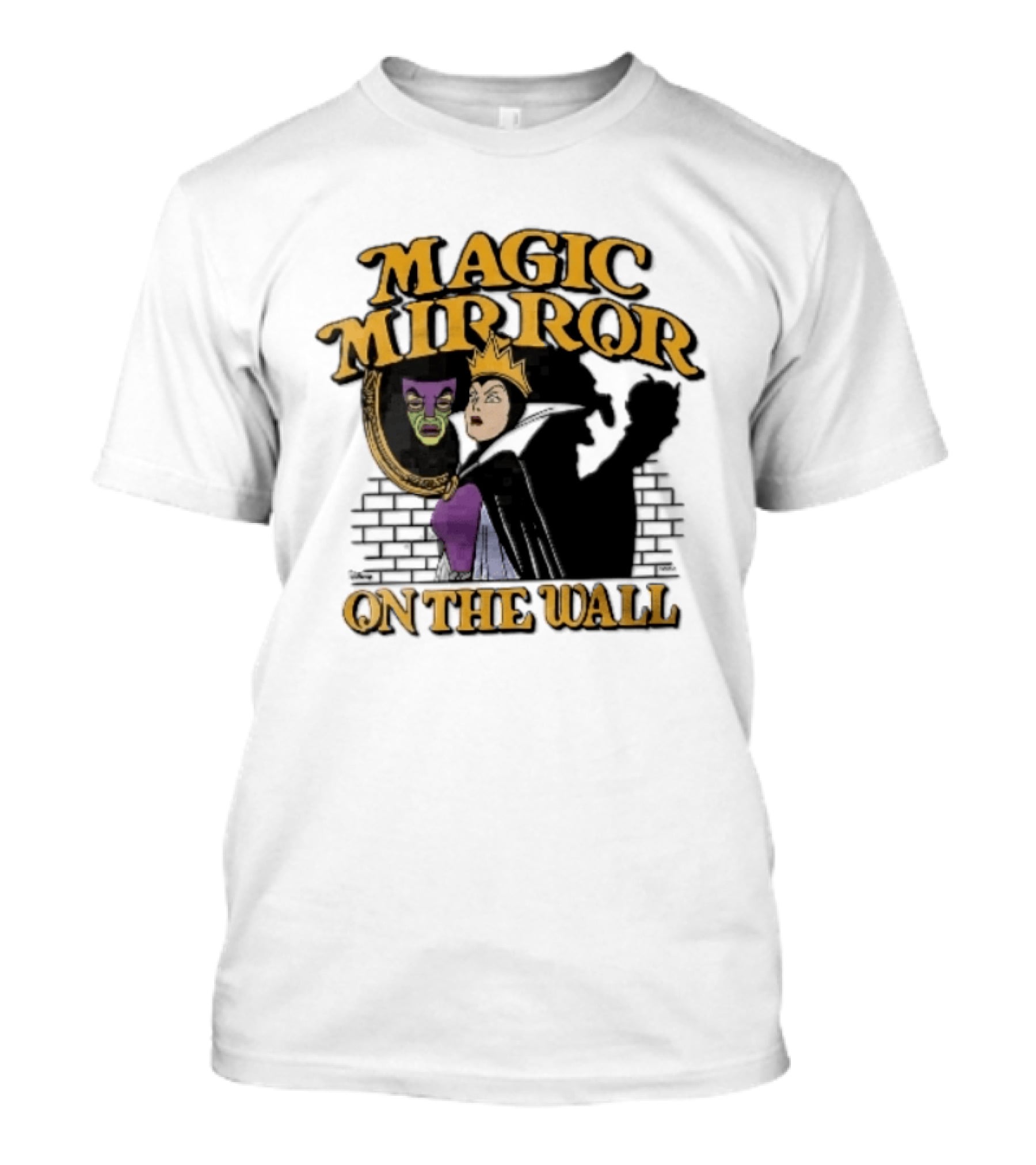 Magic Mirror On The Wall Evil Queen Old Hag Shadow T-Shirt