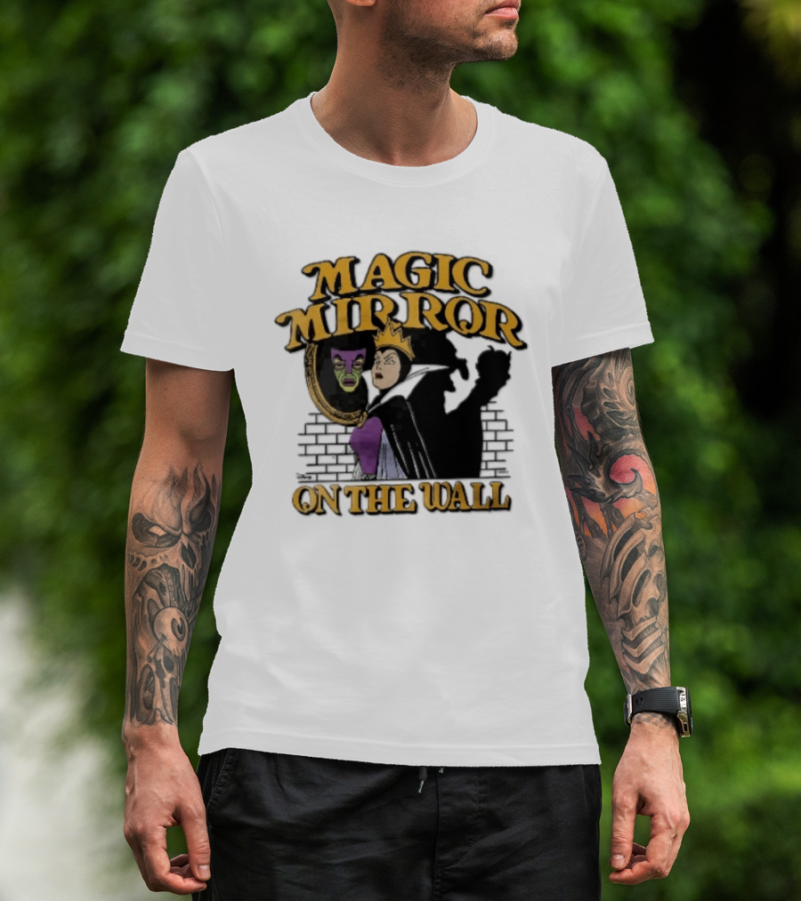 Magic Mirror On The Wall Evil Queen Old Hag Shadow T-Shirt