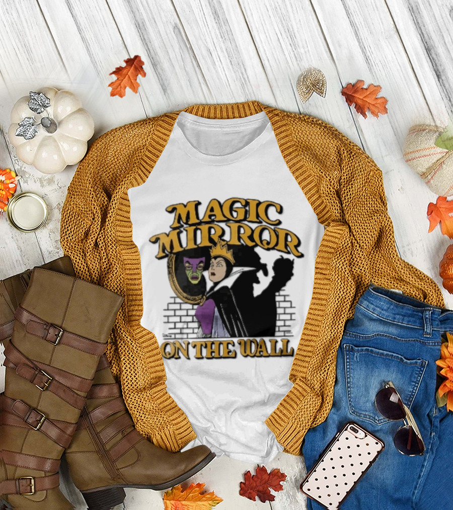 Magic Mirror On The Wall Evil Queen Old Hag Shadow T-Shirt