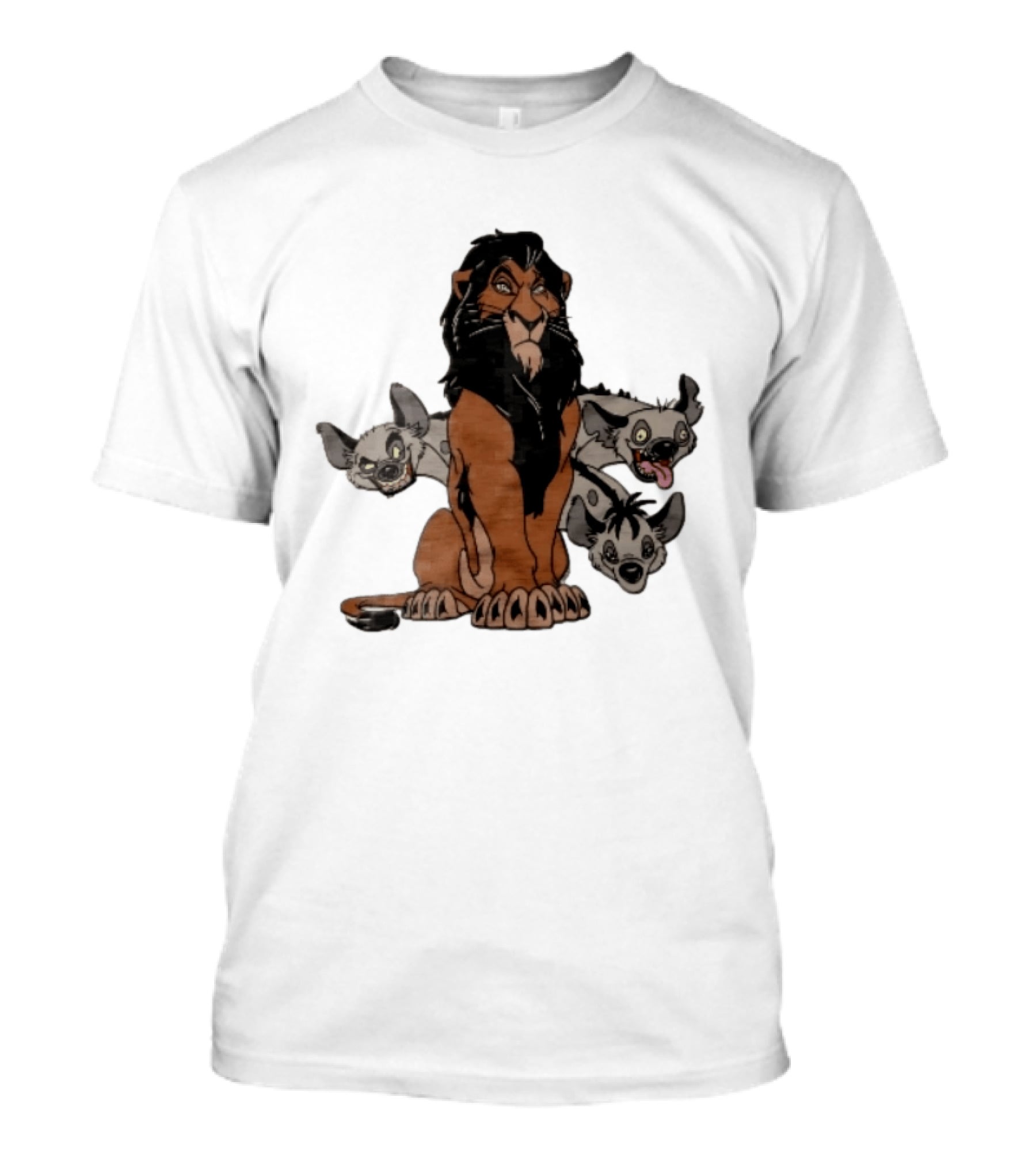 Disney The Lion King Scar And Hyenas Cartoon Characters T-Shirt
