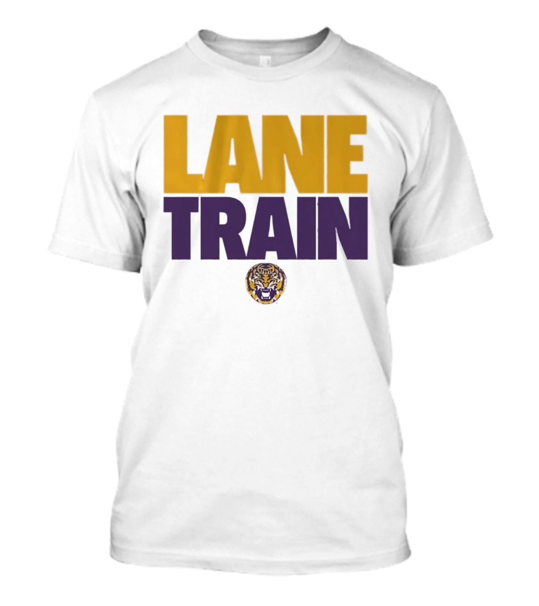 Lane Train LSU Tigers Football SEC Fan Gear T-Shirt