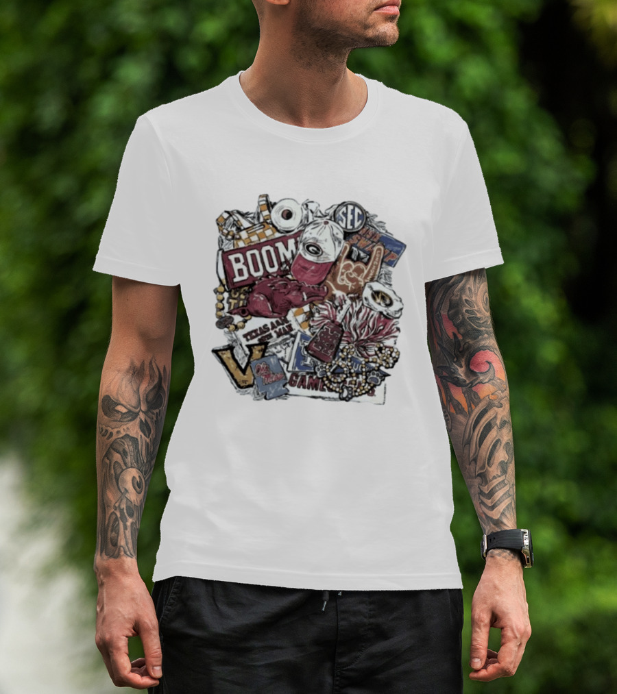 Mississippi State SEC Gameday It Just Means More Boom Tennessee Texas A&M Gators LSU Auburn T-Shirt