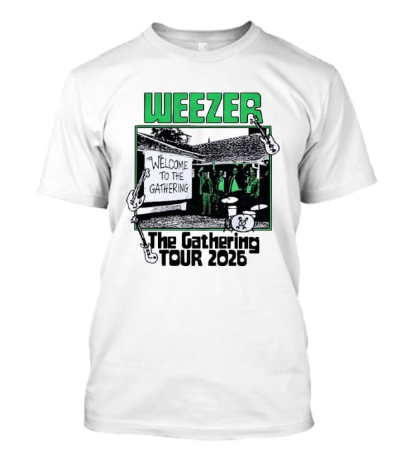 Weezer Welcome To The Gathering Tour 2026 T-Shirt