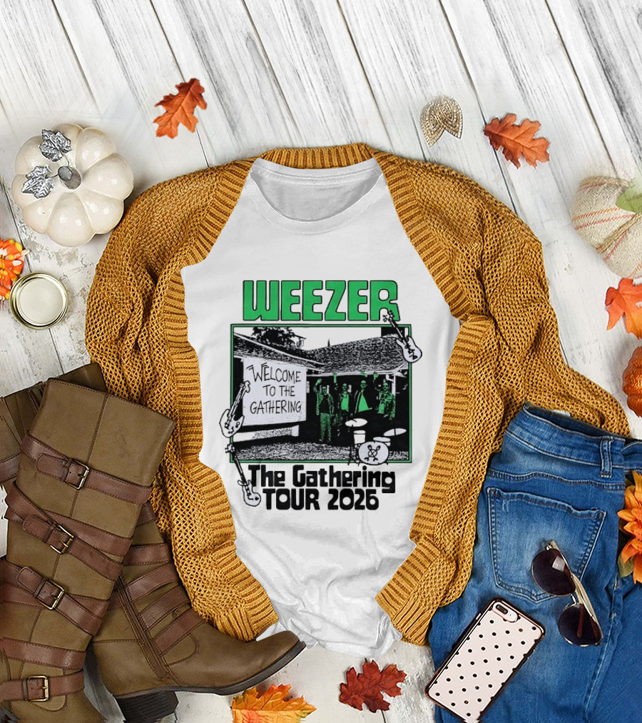 Weezer Welcome To The Gathering Tour 2026 T-Shirt