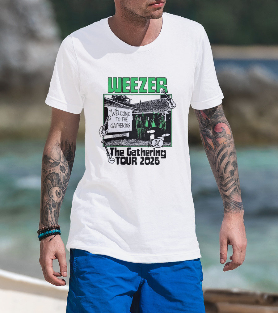 Weezer Welcome To The Gathering Tour 2026 T-Shirt
