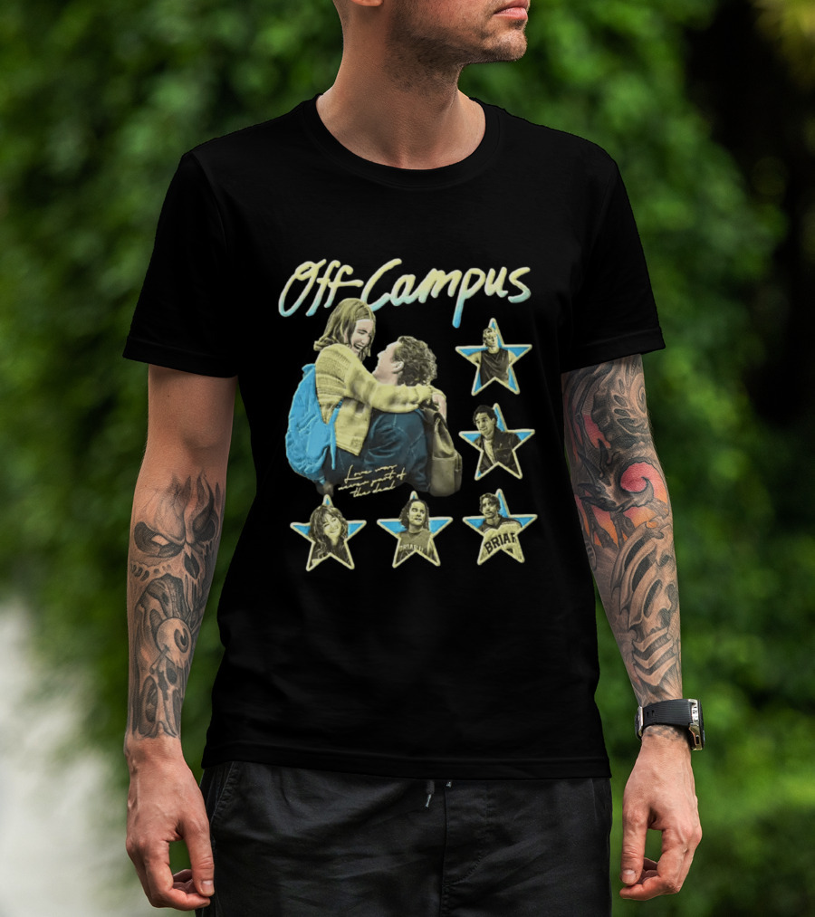 Off Campus Elle Kennedy Love Was Never Part Of The Deal Romance Book Characters T-Shirt