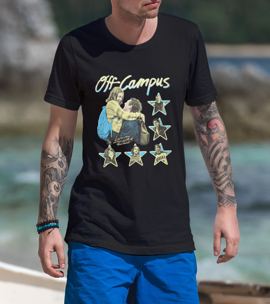 Off Campus Elle Kennedy Love Was Never Part Of The Deal Romance Book Characters T-Shirt