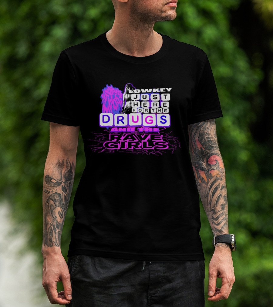 Lowkey Firehouse 666 Drugs Anti Life Rave Girls T-Shirt
