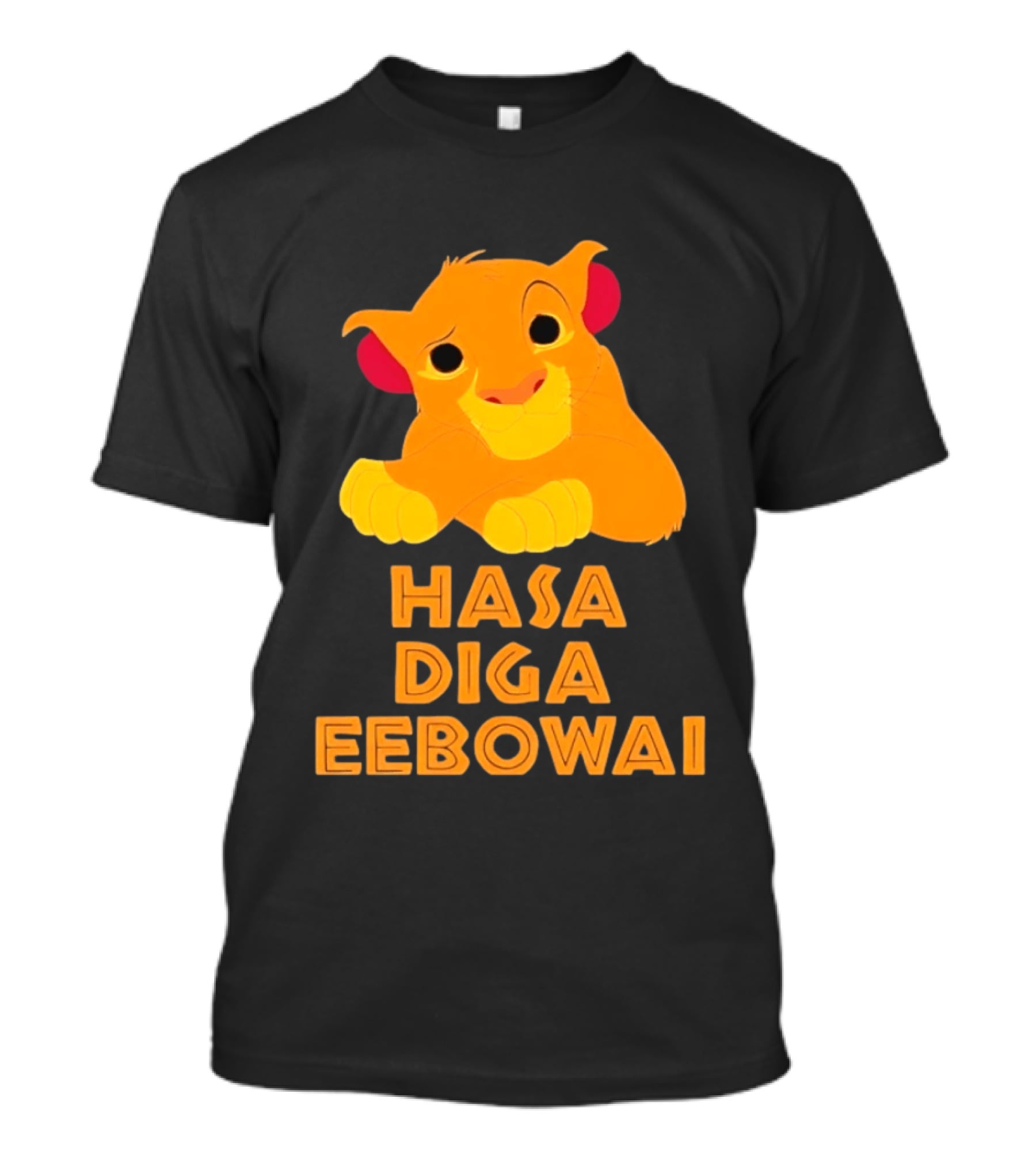 Simba Hasa Diga Eebowai Lion King Book Of Mormon T-Shirt
