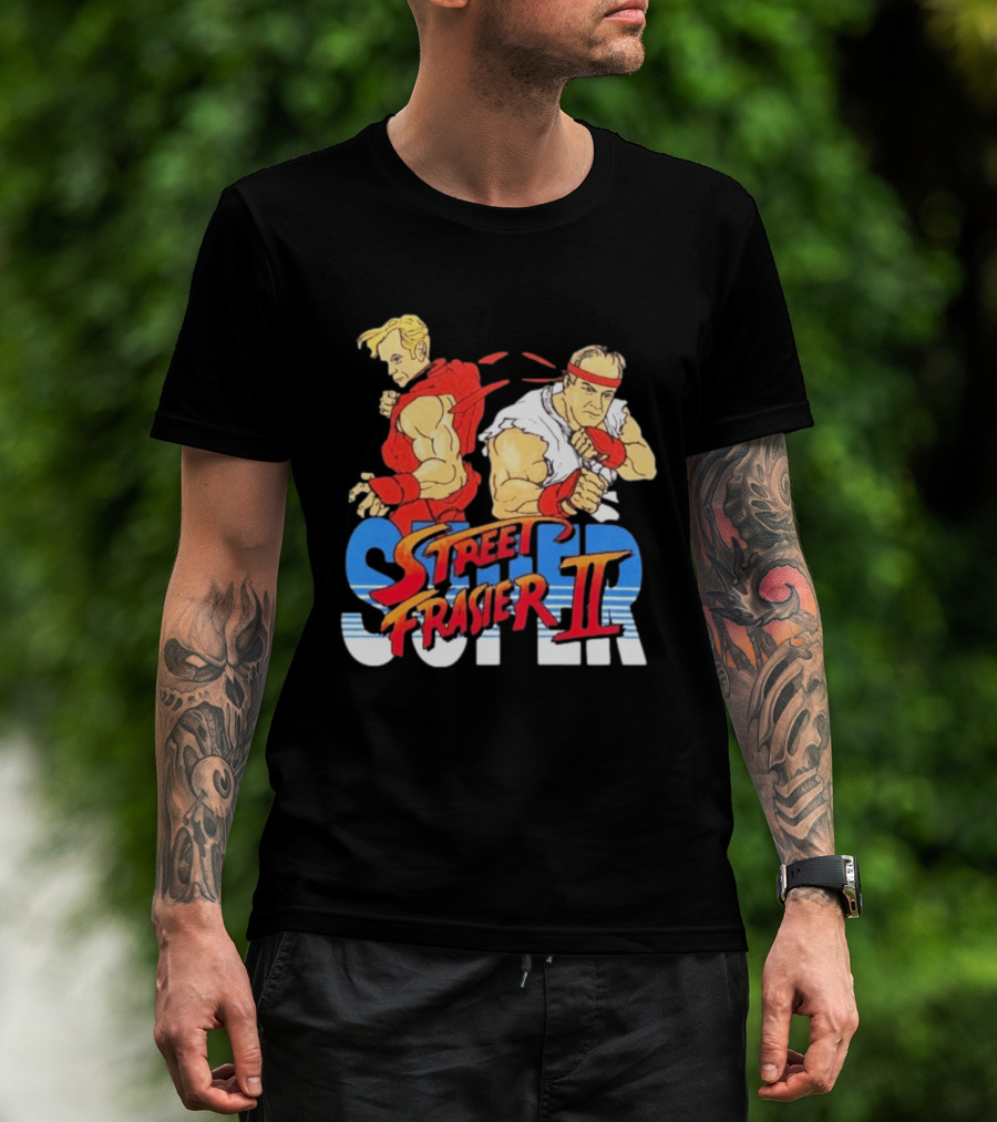 Supper Street Frasier II Retro Fighter T-Shirt