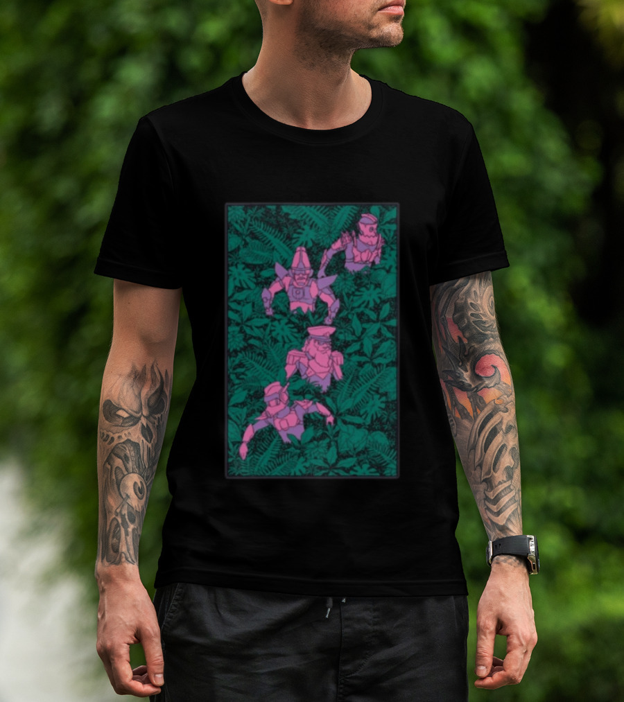 Twrp Store Rainforest Zip Up Robot Jungle Adventure T-Shirt