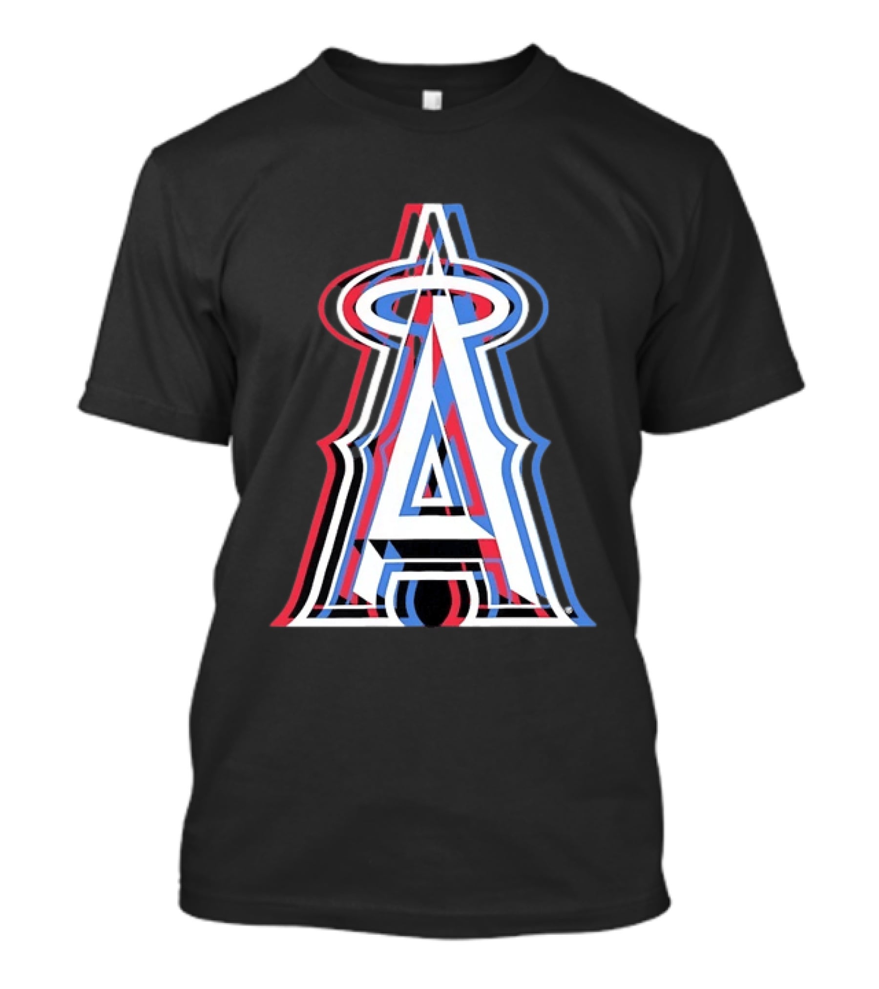 Los Angeles Angels Tri Color MLB Baseball T-Shirt