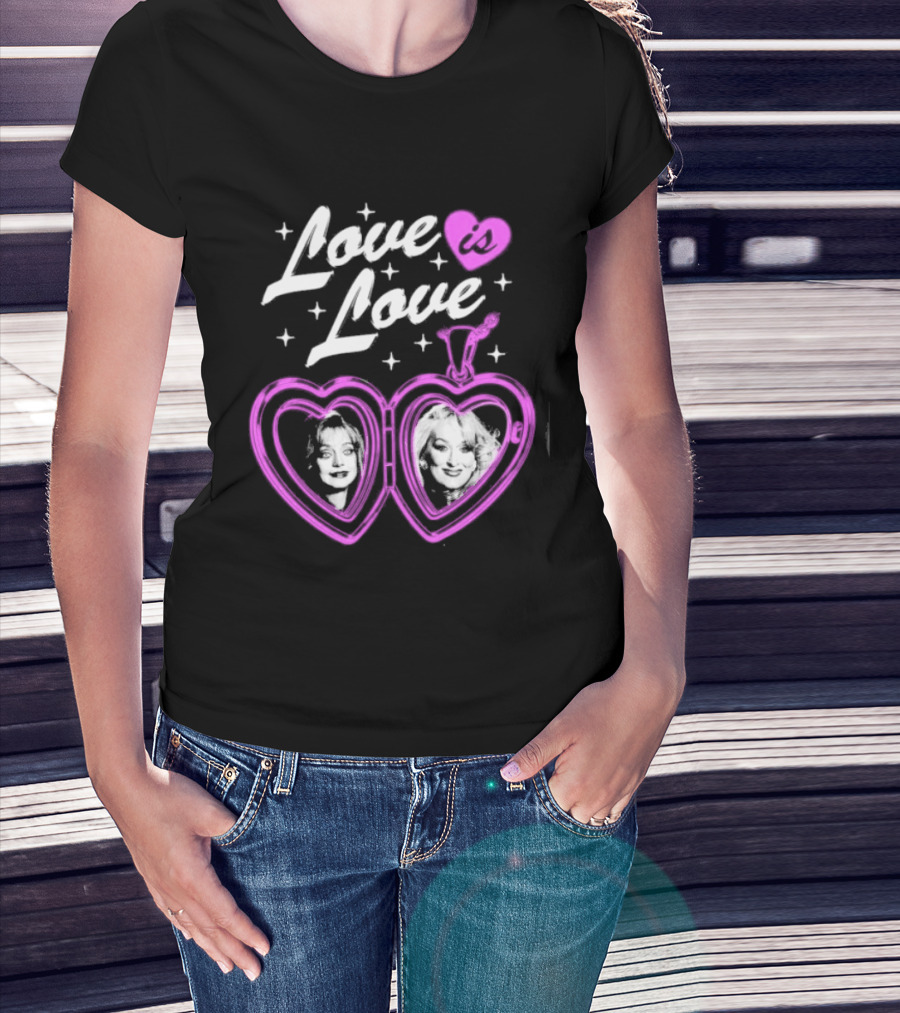 Love Is Love Madeline Helen Death Becomes Her Heart Portraits T-Shirt