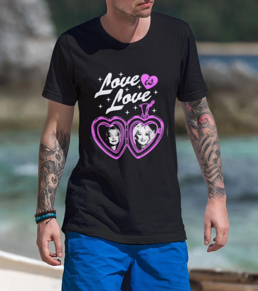 Love Is Love Madeline Helen Death Becomes Her Heart Portraits T-Shirt