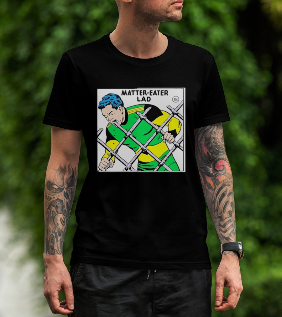Matter Eater Lad DC Comics Retro Comic Book Panel T-Shirt