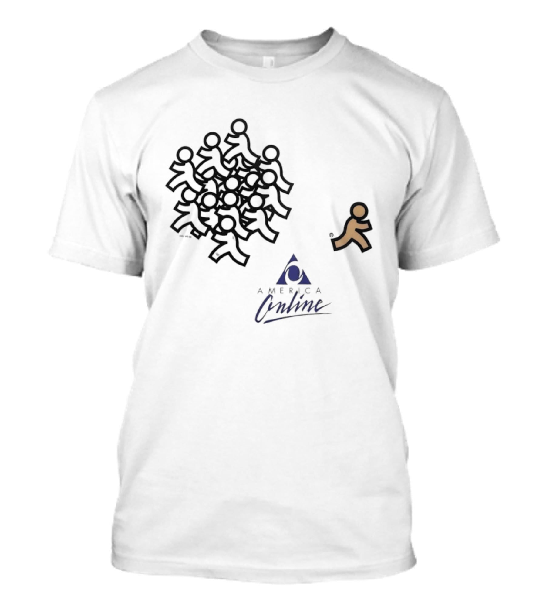 America Online AOL 92 00 90s Internet T-Shirt