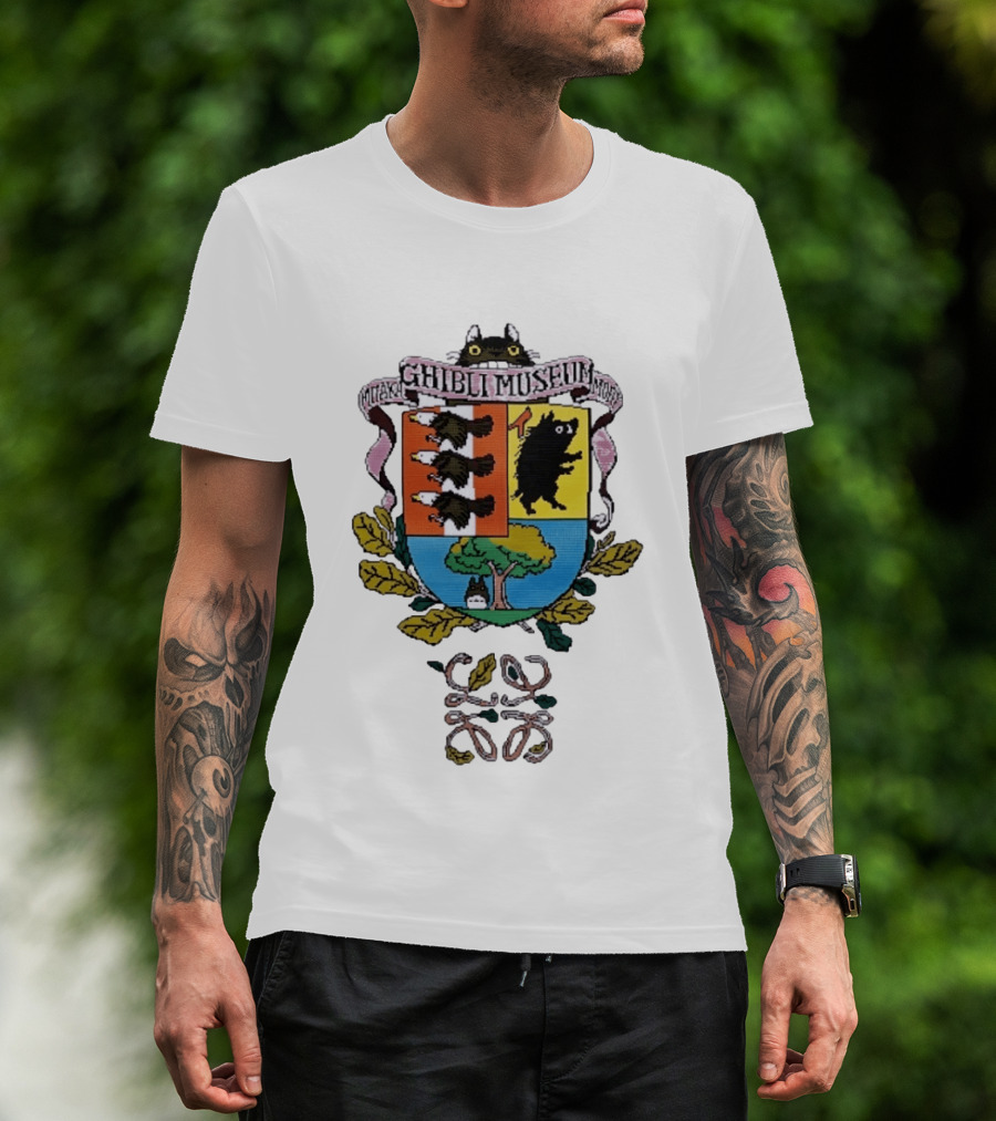 Ghibli Museum Mitaka Crest Totoro T-Shirt
