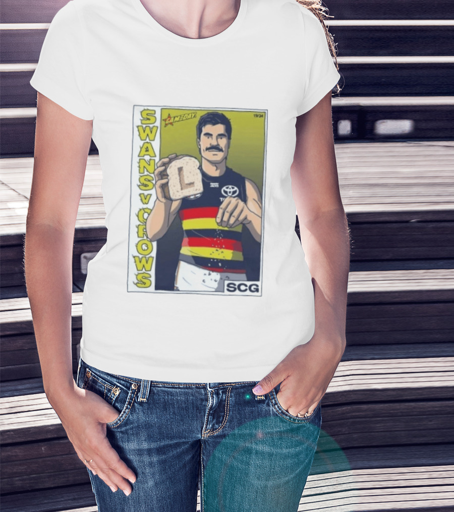 Swans Vs Crows Gameday SCG Salt Bae L Toast AFL Cartoon T-Shirt