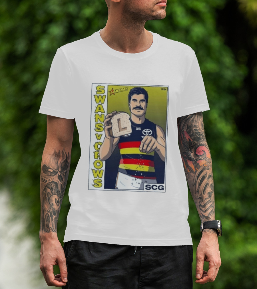 Swans Vs Crows Gameday SCG Salt Bae L Toast AFL Cartoon T-Shirt