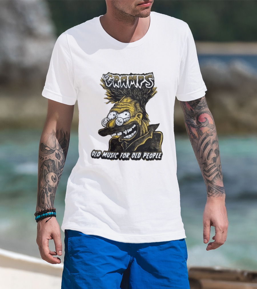 The Gramps Old Music For Old People Simpsons T-Shirt