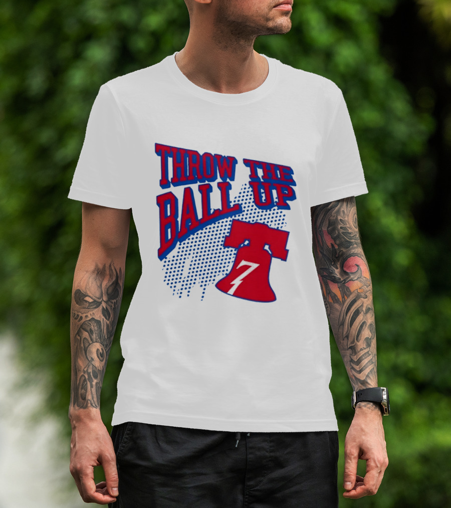 NBA Philadelphia 76ers Throw The Ball Up Liberty Bell T-Shirt