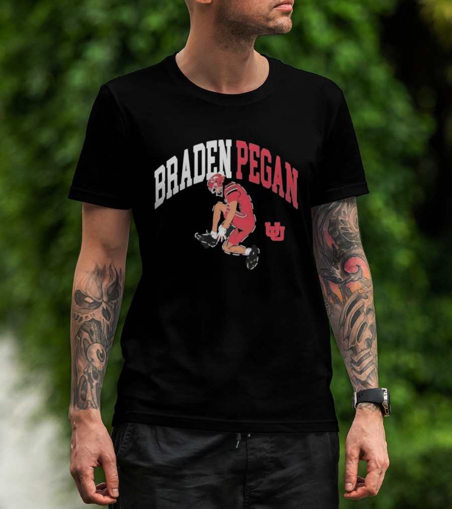 Braden Pegan Utah Utes Football Comic T-Shirt