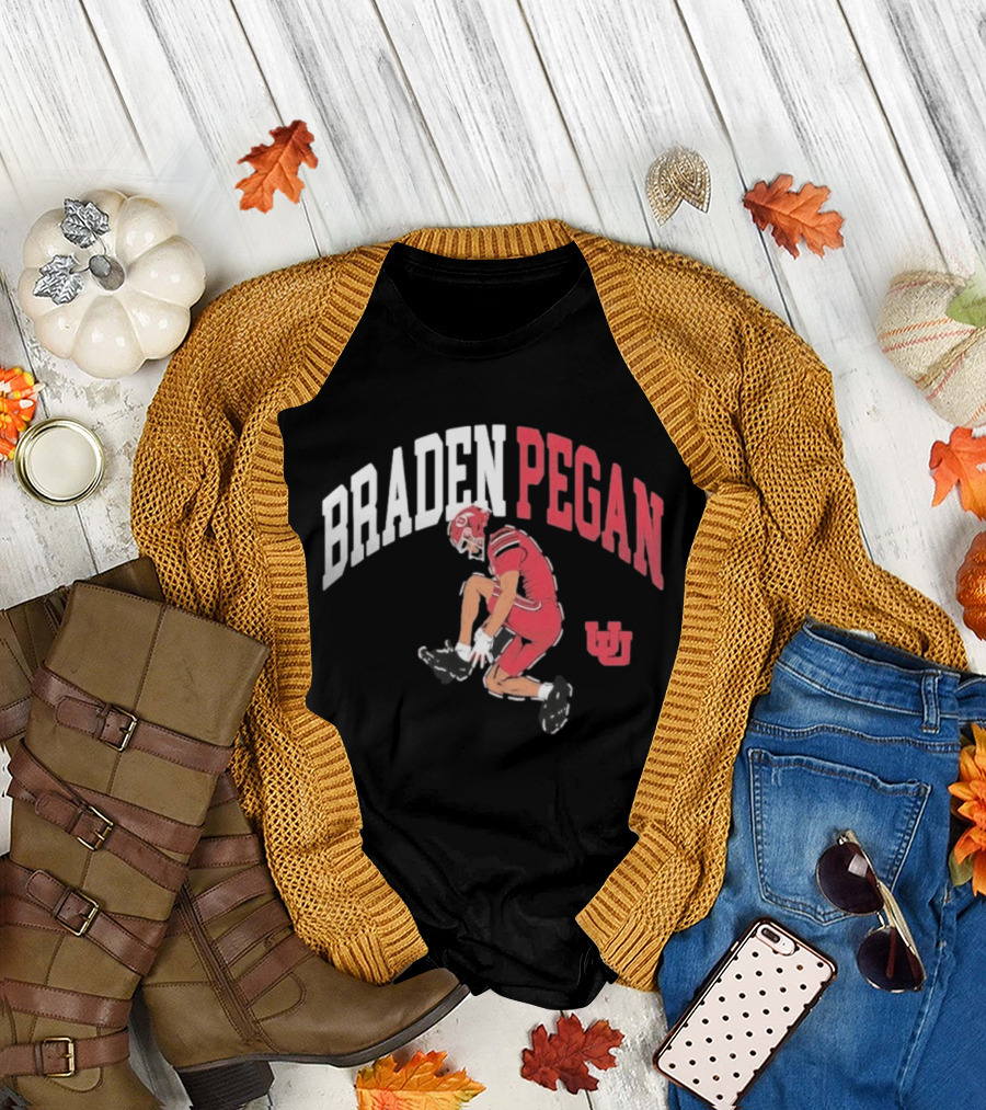 Braden Pegan Utah Utes Football Comic T-Shirt