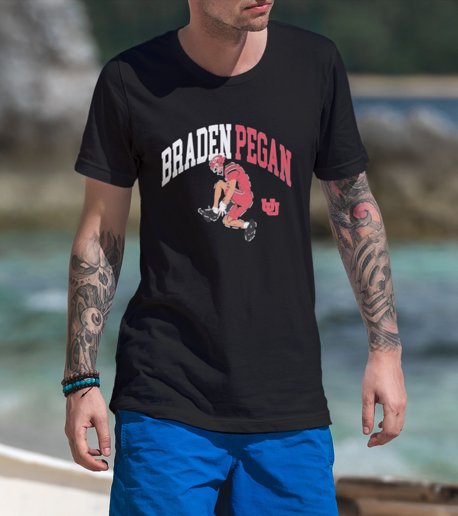 Braden Pegan Utah Utes Football Comic T-Shirt