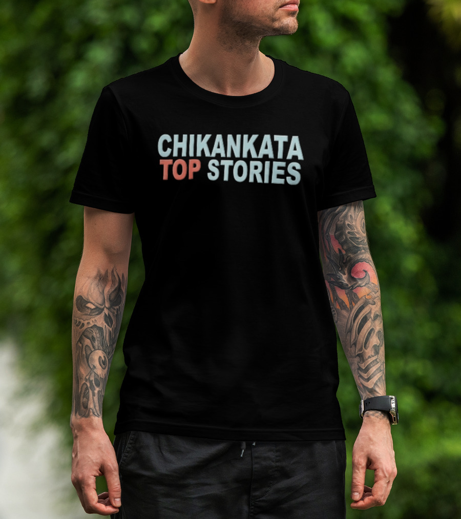 Chikankata Top Stories Two Color Vertical T-Shirt