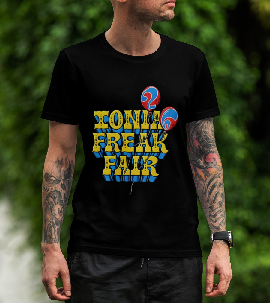 Billy Strings Ionia Freak Fair Music Festival Balloons 2024 T-Shirt