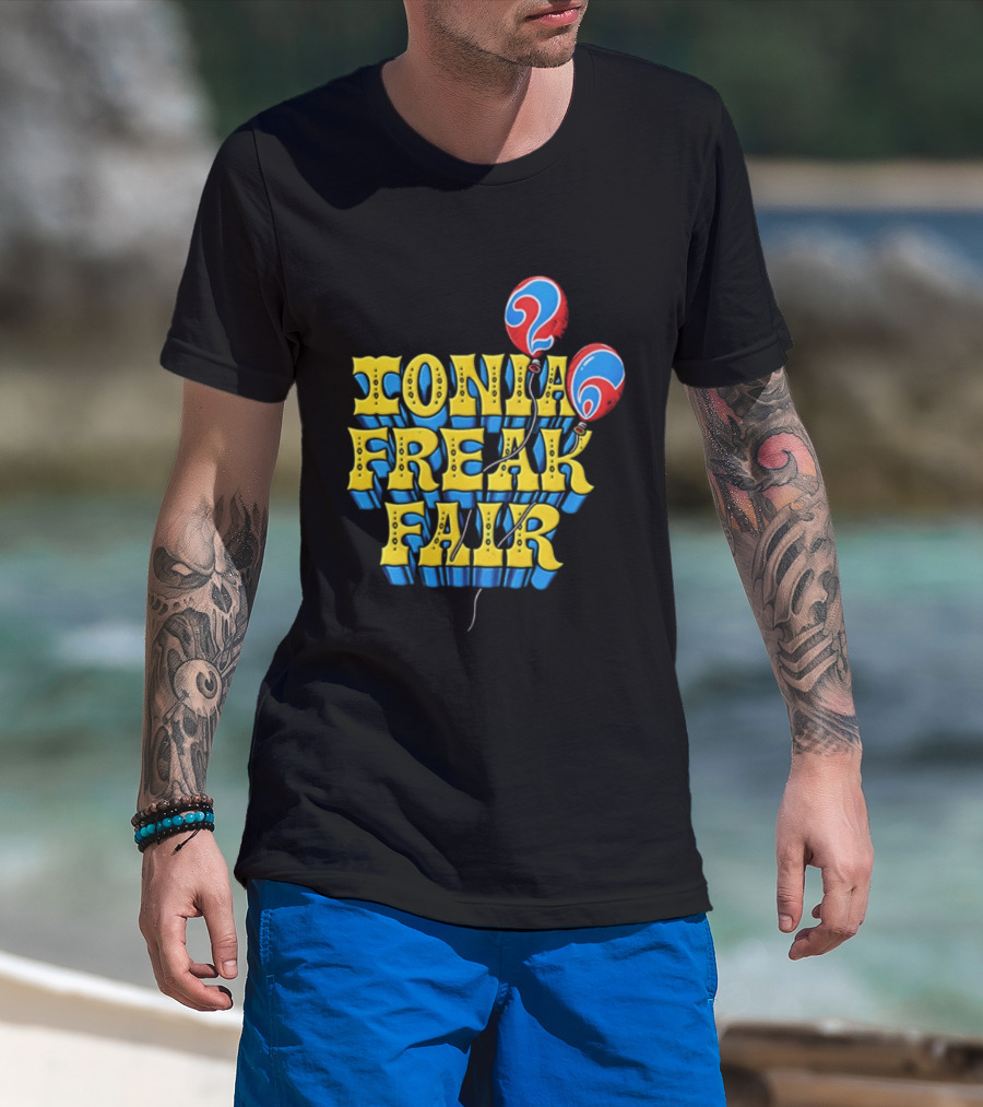 Billy Strings Ionia Freak Fair Music Festival Balloons 2024 T-Shirt