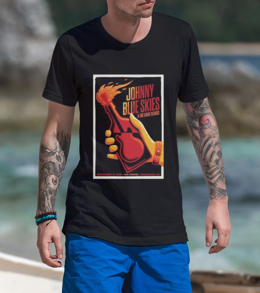 Johnny Blue Skies And The Dark Clouds Kia Forum Inglewood September 11 2026 T-Shirt