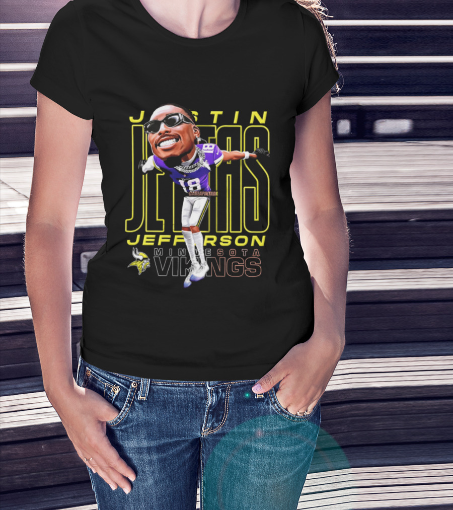 Justin Jefferson Jettas 18 Minnesota Vikings T-Shirt