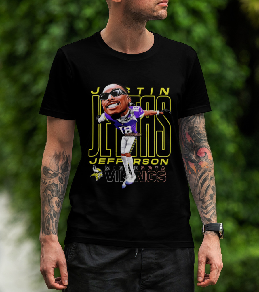 Justin Jefferson Jettas 18 Minnesota Vikings T-Shirt